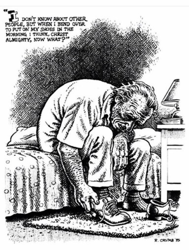 Charles Bukowski by Robert Crumb