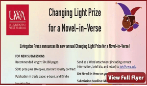 Changing Light Prize for a Novel-in-Verse
