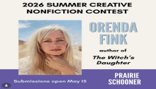 Prairie Schooner Summer Creative Nonfiction Contest